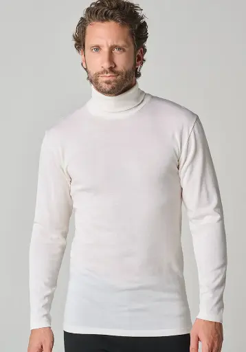[SNPH] Sous pull  homme en laine et soie
