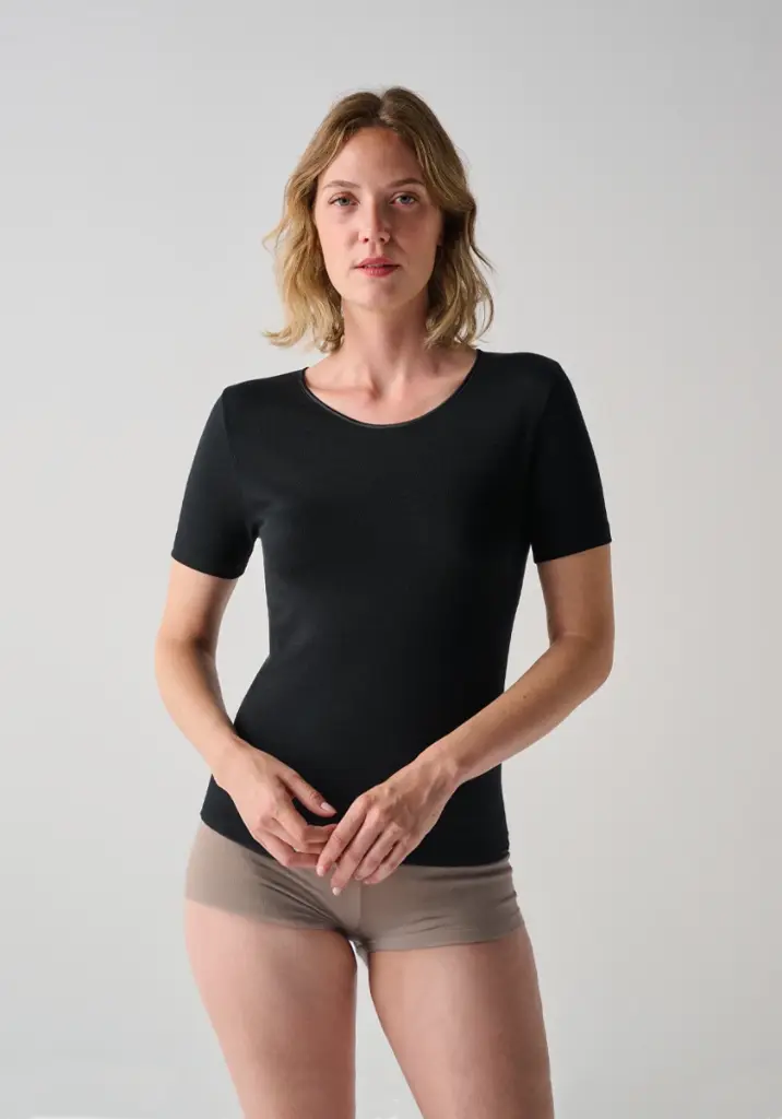 Sous vêtement chaud  femme en laine et soie