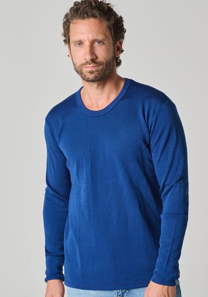 tee-shirt Matelot homme laine mérinos bio et soie manches longues