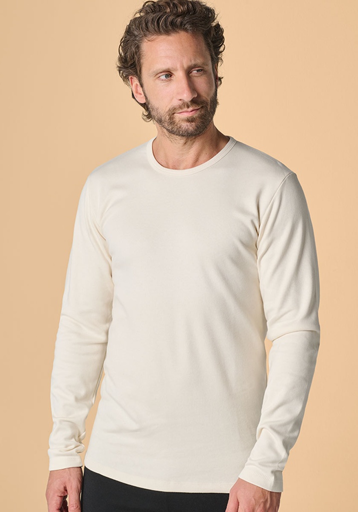 Velo vinyle : t shirt manches longues homme original en coton bio