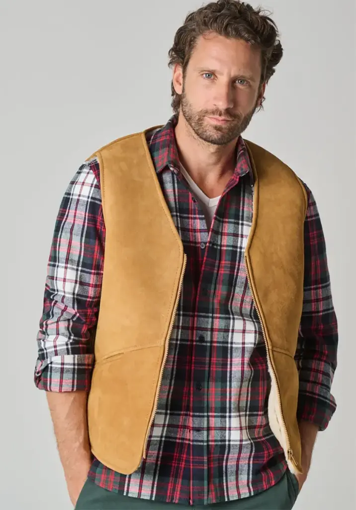 gilet en mouton homme