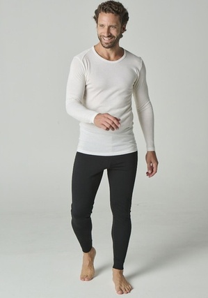Caleçon Long Thermique Pour Homme – En Coton Mélangé, Couche De Base Respirante Pour L’hiver