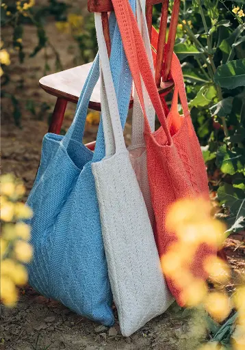 Sac tricot en coton bio
